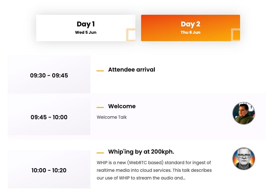 London and San Francisco Event Schedules are Live 🎉