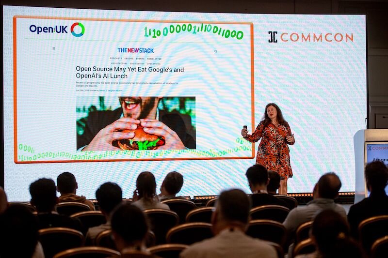 Amanda Brock giving us the lowdown on the future of open source