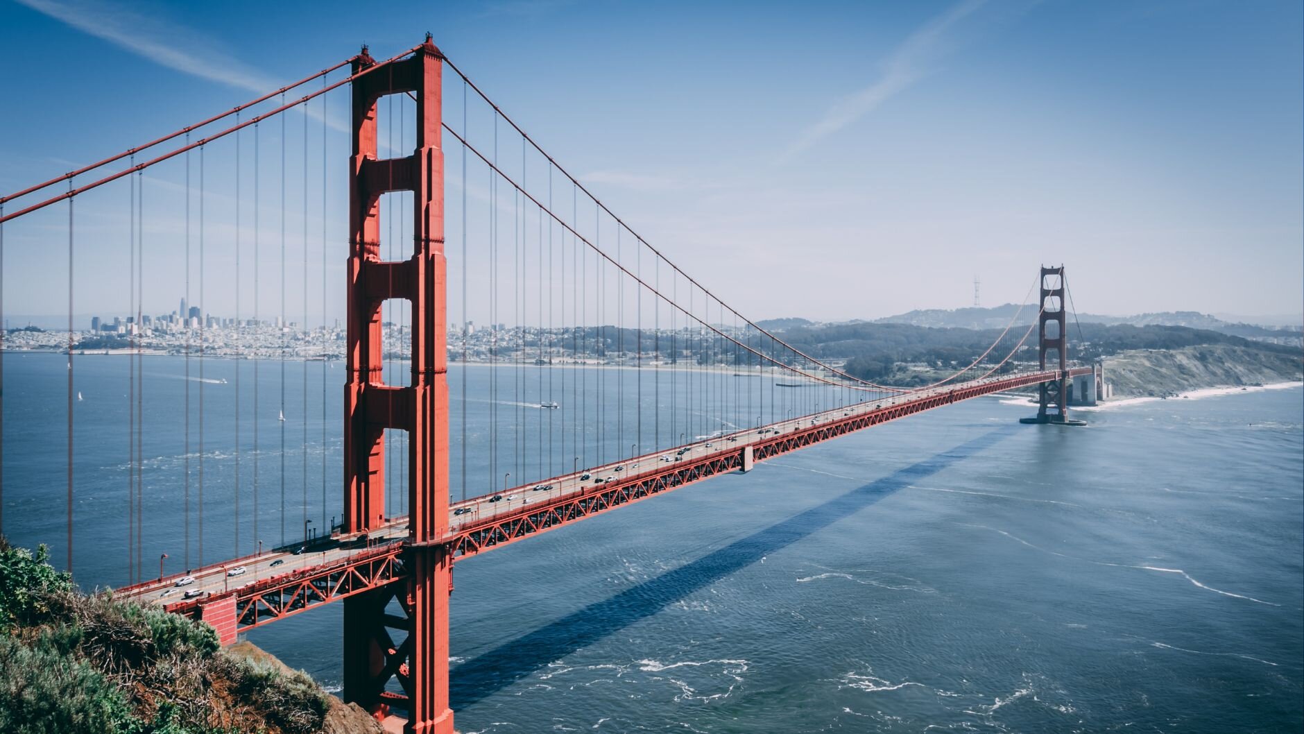 The Golden Gate Bridge in San Francisco