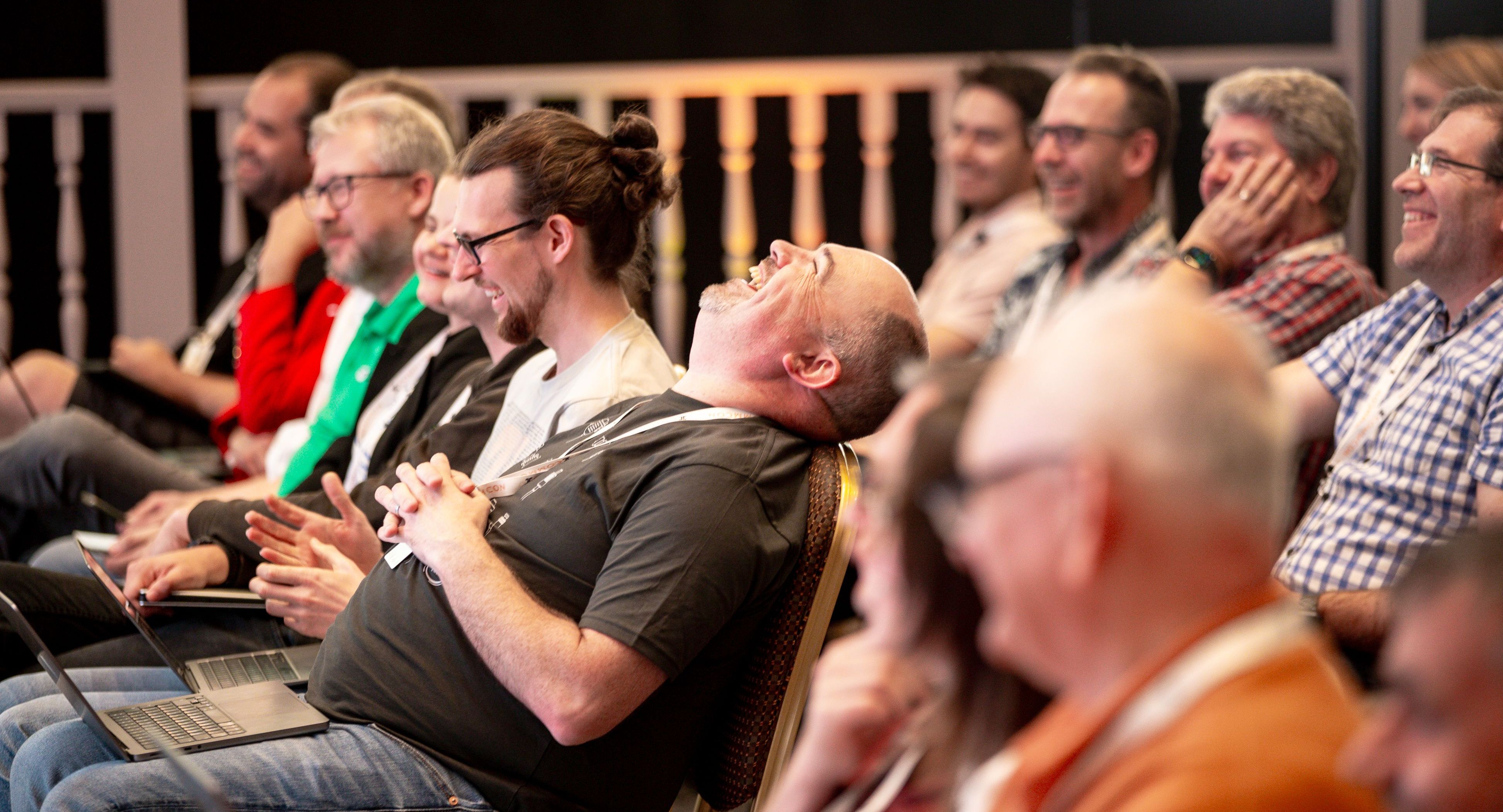 Fun crowd at CommCon 2023